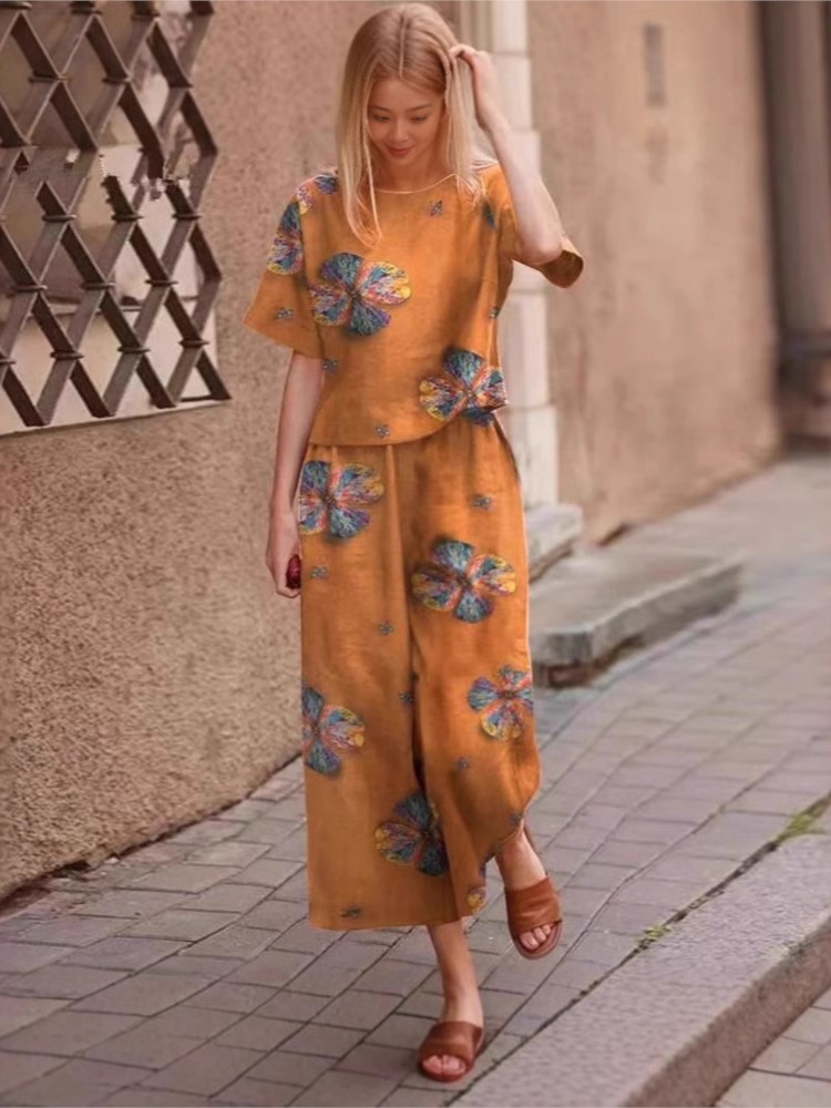 Linen Pant Wide - 2025 Spring Summer New Plus Size