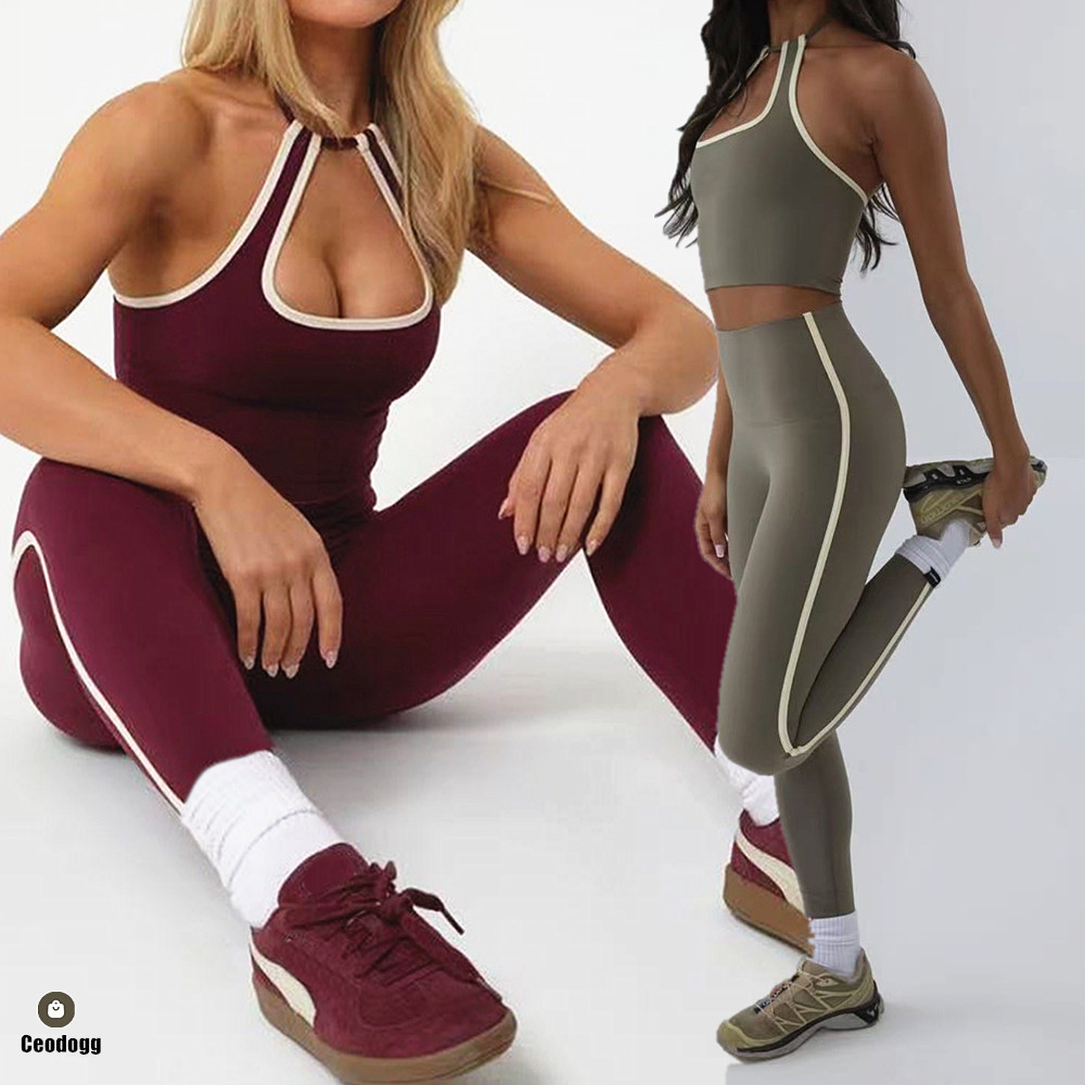 Hanging Halter Top Women Sport - Bralette Triangle Set ulasan dan harga