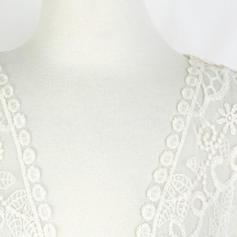 Women Lace Open Front Kimono C - Kimono Sheer Floral ulasan dan harga
