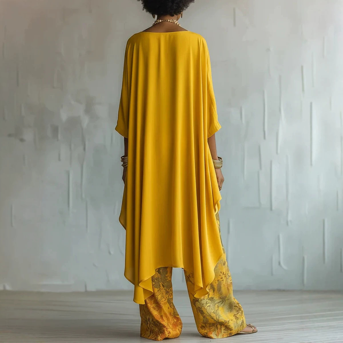 Women's 2-Piece Linen Outfit S - Linen Pant Wide ulasan dan harga
