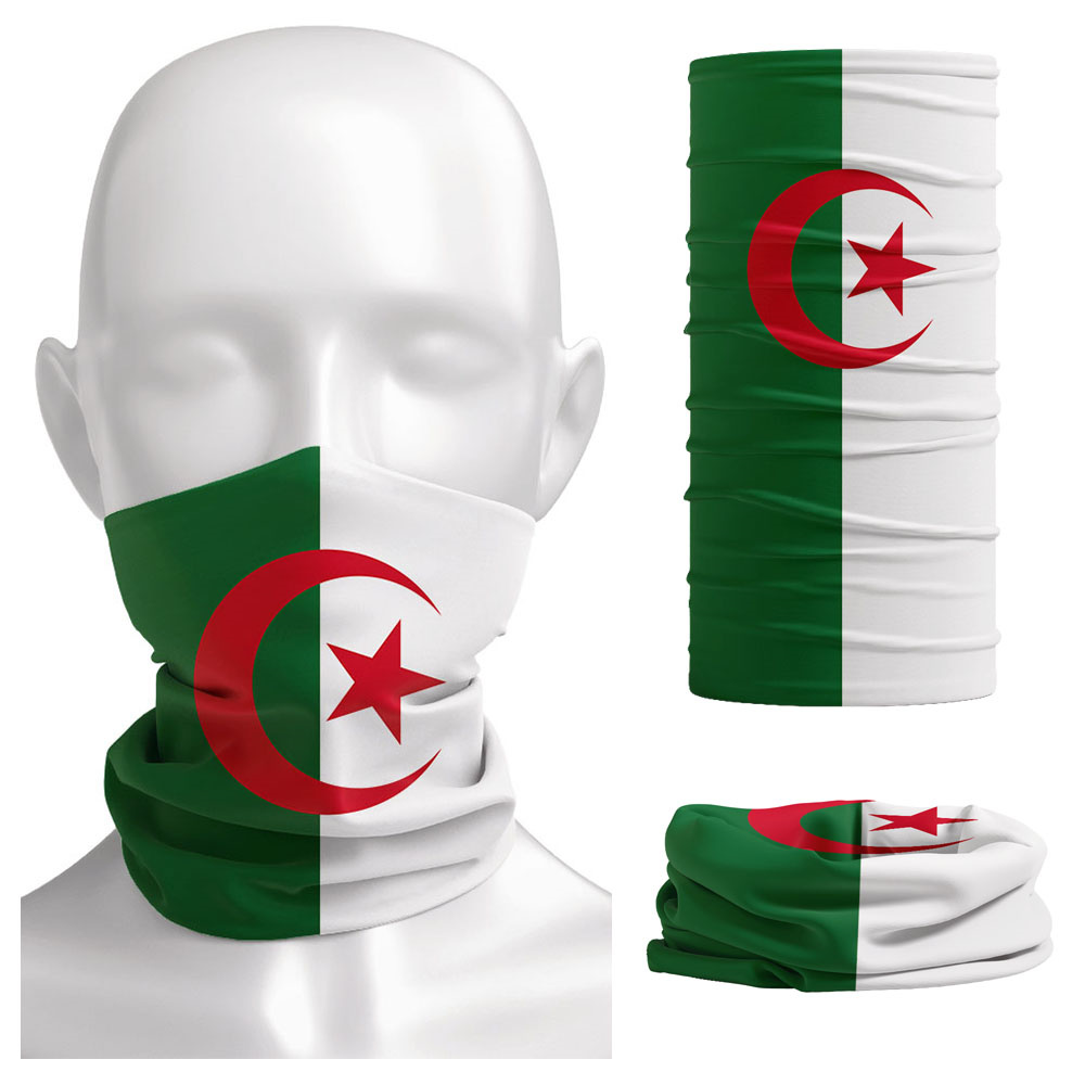 Algeria Flag Printed Bandana H - Headband Summer Knit ulasan dan harga